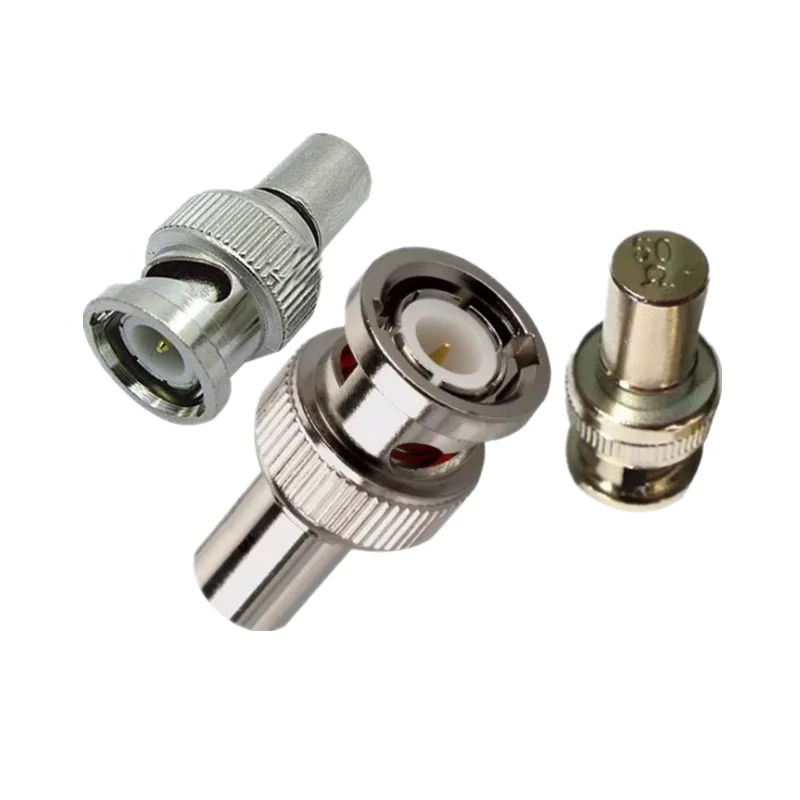 5pcs/lot 50Ohm/75Ohm BNC Male Plug Termination Dummy Load 50/75 Ohm BNC Male Terminator RF BNC Connector for CCTV