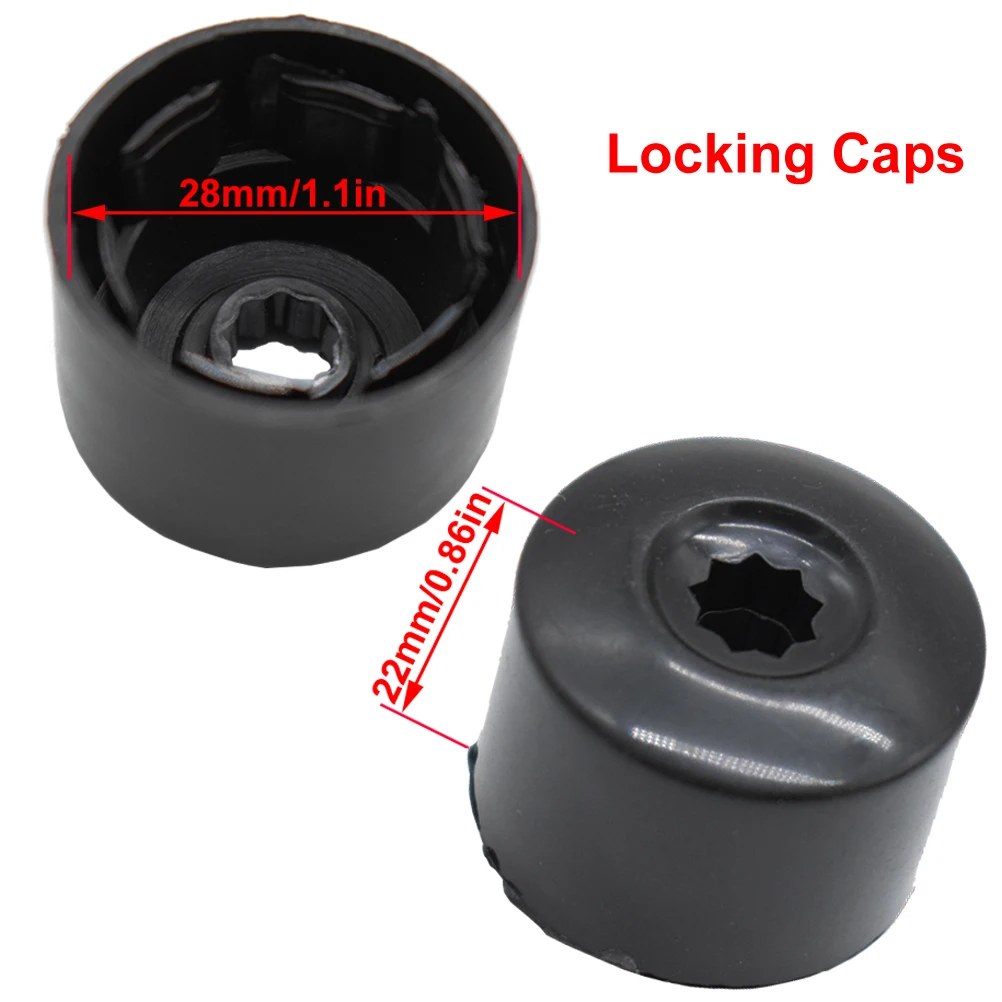 20x Wheel Nut Bolt Cap Full Cover w/ Removal Tool 28mm For VW Beetle EOS Golf Passat Wheel Lug Screw Caps Protector Accessories