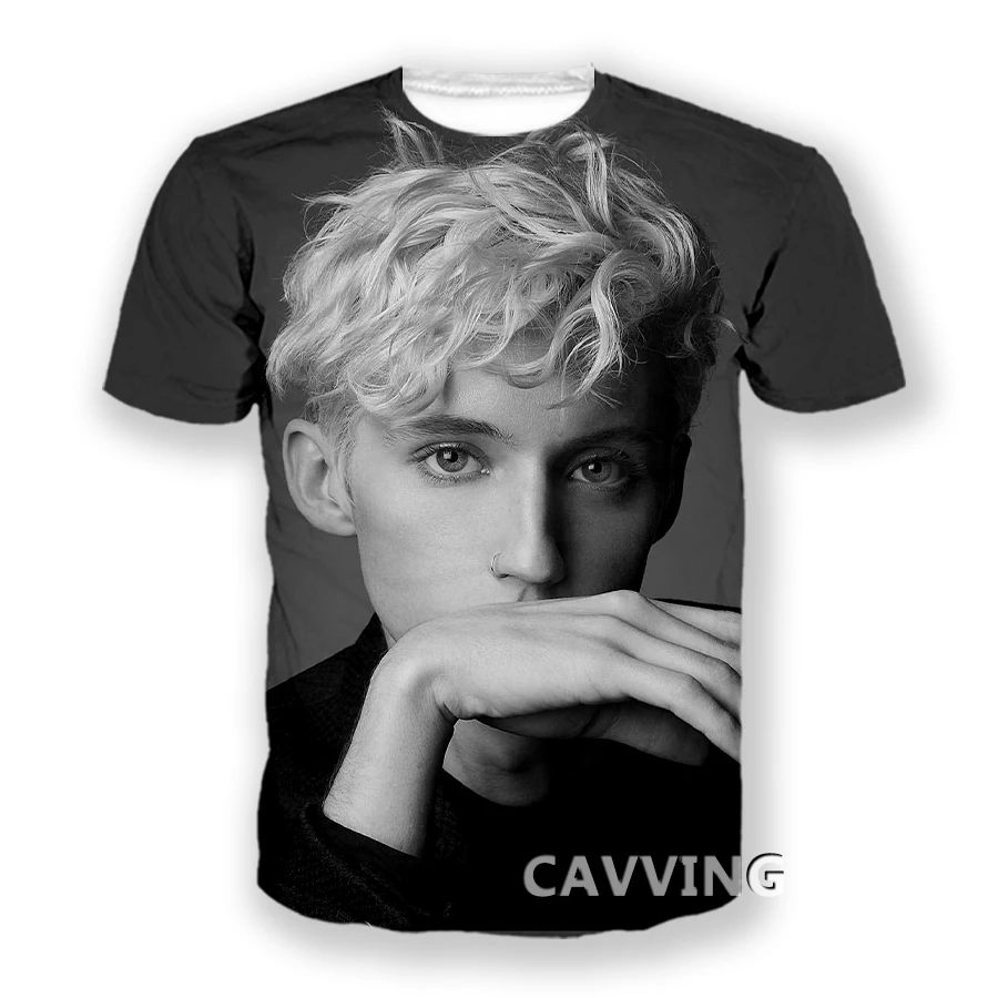 CAVVING 3D Printed Troye Sivan Casual T-shirts  Hip Hop T Shirts Harajuku Styles Tops Clothing for Men/women 02