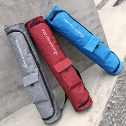 Bolsa de esterilla de Yoga de PU impermeable, bolsa de esterilla de gimnasio grande, mochila de gran capacidad, funda de esterilla de Pilates, transportadores de gimnasio (esterilla de yoga no incluida)
