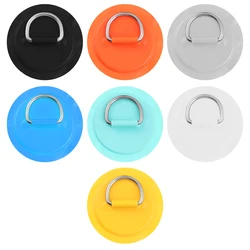 Parche de PVC para tabla de surf, almohadilla de anillo en D de acero inoxidable, cubierta de barco inflable, aparejo de Sup, Kit de cuerda elástica, 1 unidad