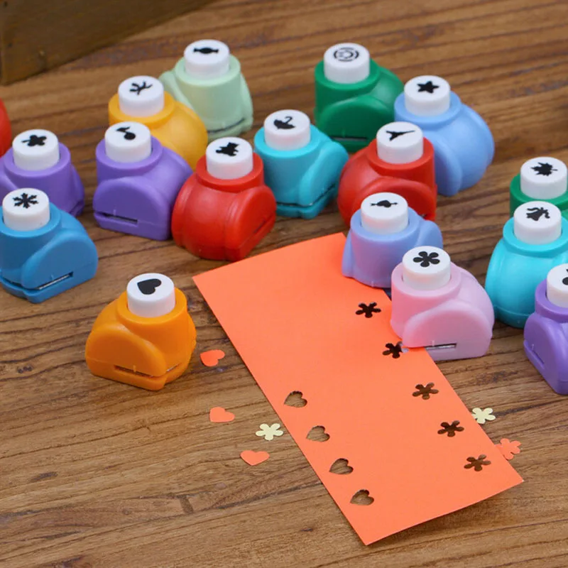 Seal Mini Printing Paper Flower Cutter Art Craft Toy Punch DIY Puncher Paper Cutter Scrapbooking Punches DIY Toy For Child I0314