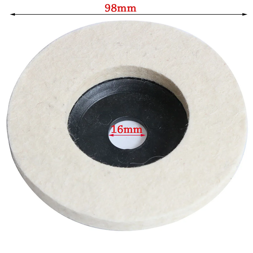 50mm/75mm/100mm Woll poliers cheibe Poliers ch eiben Winkels chleif scheibe Filz poliers cheibe für Metall marmor Glaskeramik – Detail 7