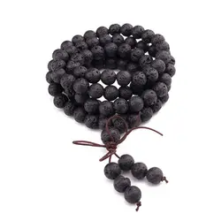 108 Natural Buddha Prayer Beads Mala Bracelets Buddhist Rosary Necklace