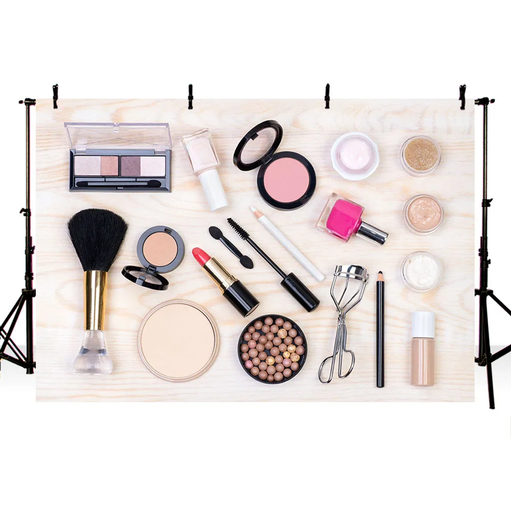 Mehofond-메이크업 파티 배경, 사진용, 공주, 소녀, 화장품 도구 배경, 베이비 샤워 사진 스튜디오, 포토폰 소품