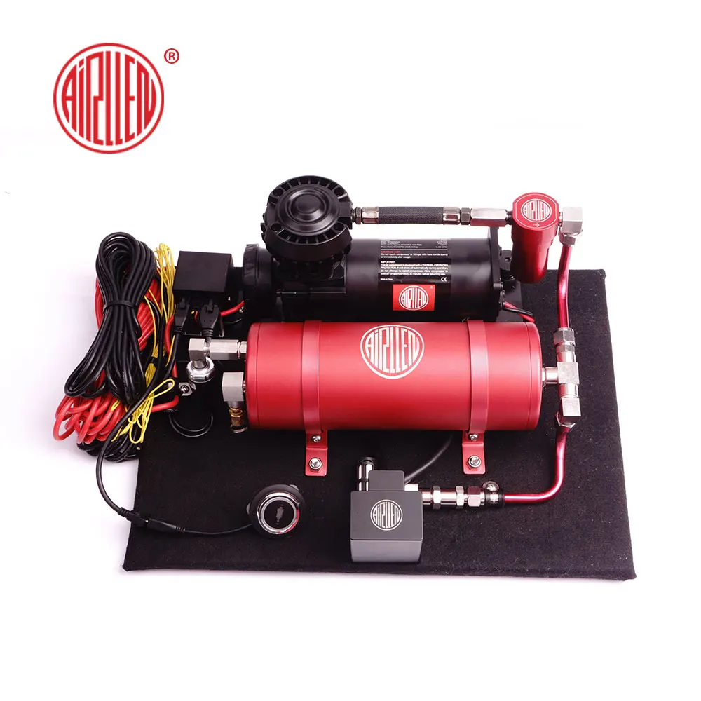 Airllen universal premium air cup lift controller system with air pump ,air tank etc./Pneumatic Modification/Red