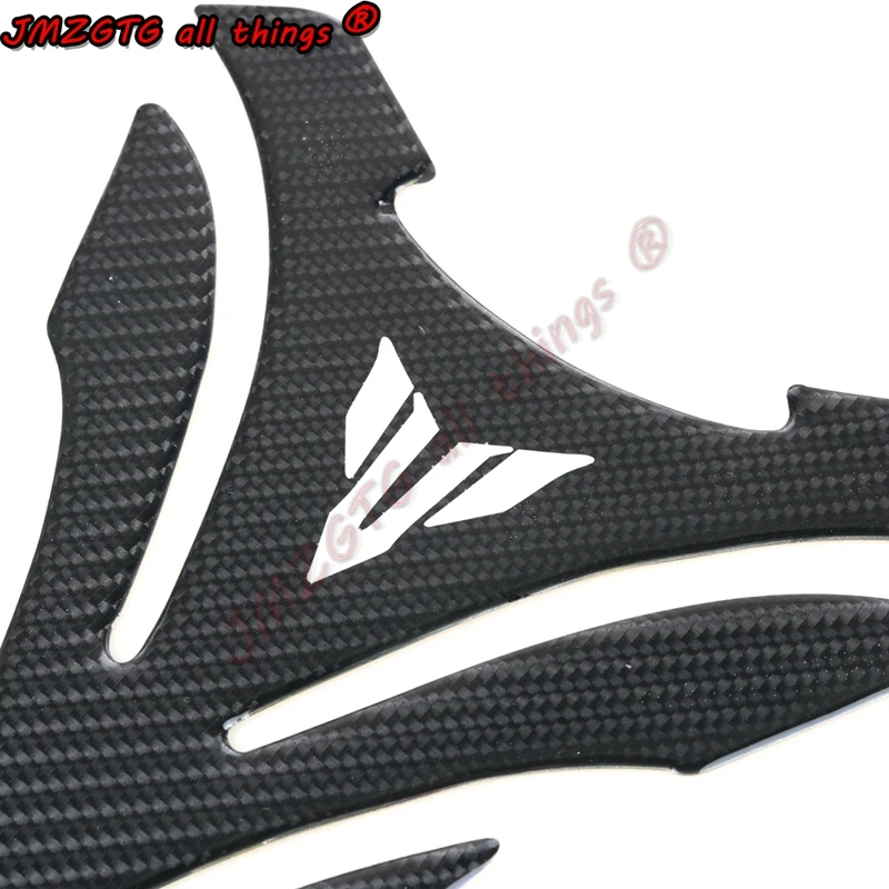 Voor Yamaha MT01 MT125 MT25 MT03 MT07 MT09 MT10 Tank Sticker 3D Carbon Look Motorcycle Tank Pad Protector Decal Stickers case