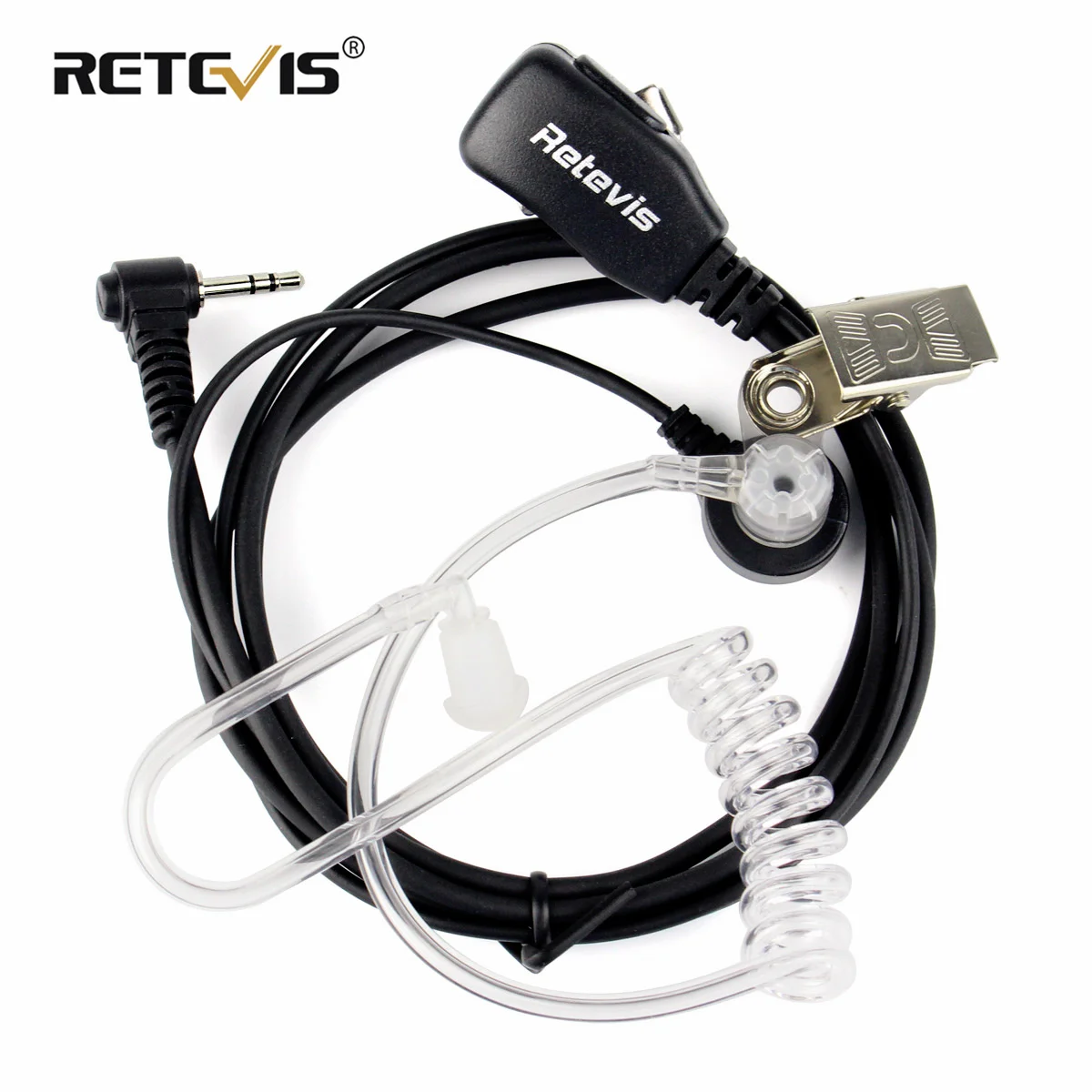 Retevis 1Pin Walkie Talkie Earpiece PTT MIC Noise Reduction Headset Transceiver For Motorola T270 T800 T100TP T100 Two-way Radio