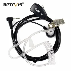 Retevis 1Pin Walkie Talkie Auricular PTT MIC Reducción de ruido Transceptor de auriculares para Motorola T100 T107 T100TP T200TP T260 T260TP T280 T460C T465 T600 T605 T800 T5428 T6200 Retevis RT45 Radio bidireccional