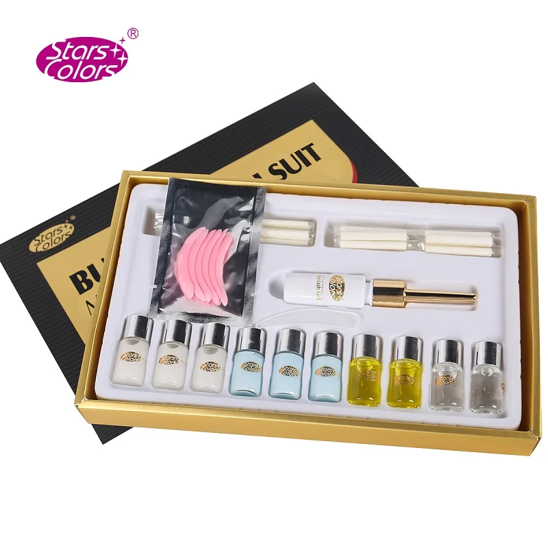 5 Kits/Lot Beauty Eyelash Perm Kit Eyelash Lifting Lash Perming Curing Up Cilia Perment Kit Set Personal Use