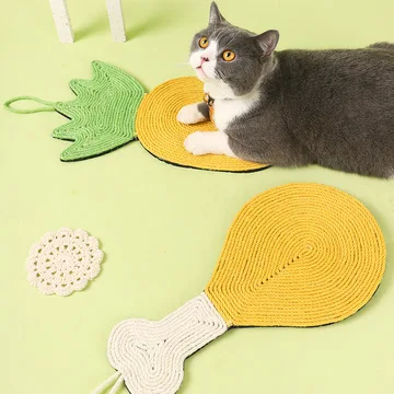 

Cat Pet Products Cat Scratching Mat Sisal Rope Claw Grinding Mat Cat Scratching Board Cat Toys