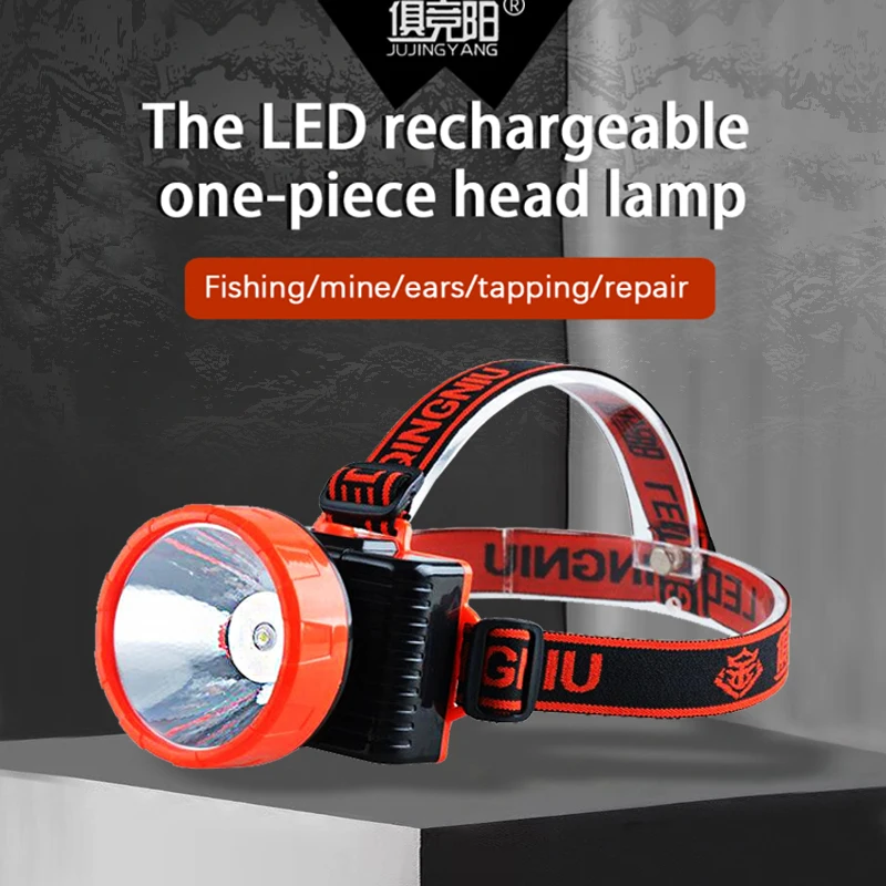 

JUJINGYANG Rechargeable Headwear 2W 2 Speed Adjustable LED Headlamp