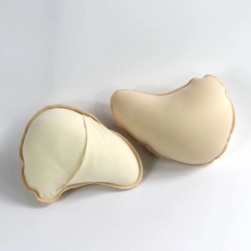 1PCS Fake Breast Soft Cotton Breast Form For Mastectomy Women Sponge Breast Prosthesis