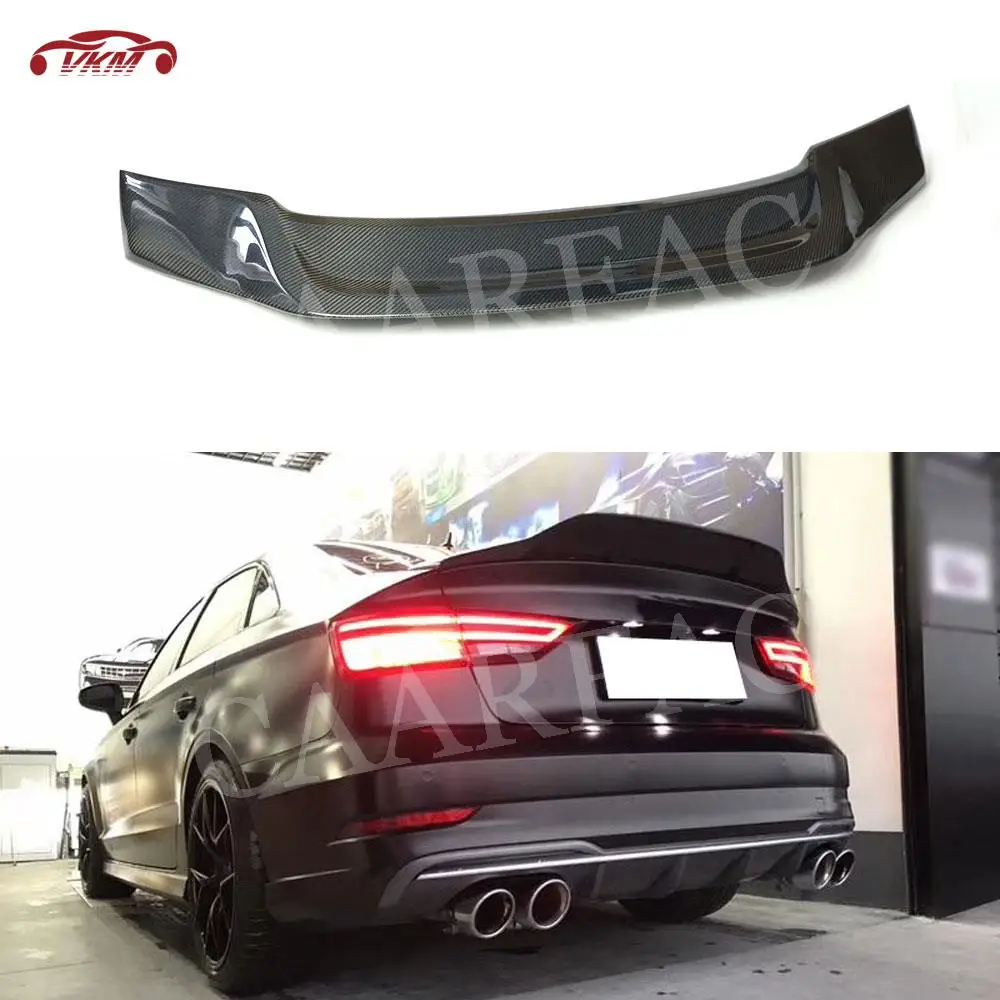 

Carbon Fiber Car Rear Trunk Lip Spoiler Bumper Wings for Audi A5 S5 RS5 Coupe 2 Sedan 4 Door 2013-2018