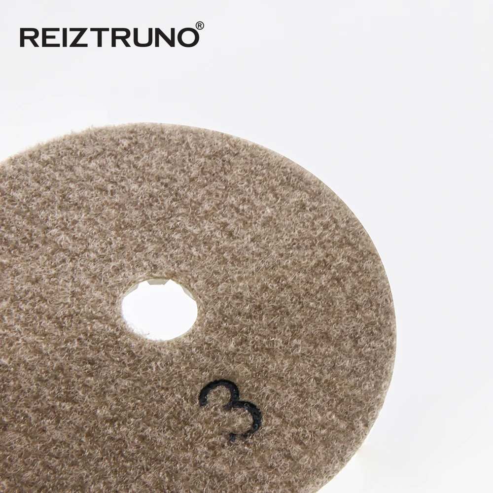 3 Reiztruno 3 Bước Đánh Bóng Kim Cương Miếng Lót Cho Đá Hoa Cương đá Hoa Cương Và Các Đá Tự Nhiên Mài Discs.4 Inch 100Mm, Ẩm Ướt Sử Dụng