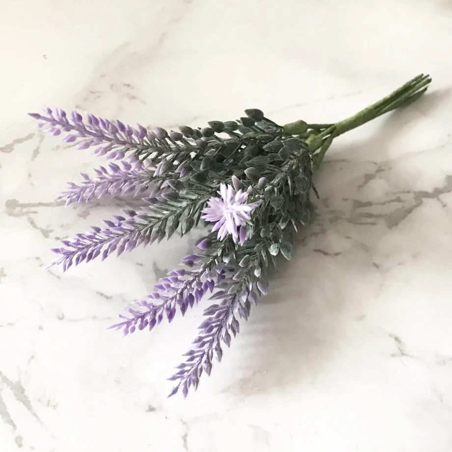 6pcs Artificial Plant Artificial Flowers Pineapple Grass for Handmade DIY scrapbook Wreath Fake Plants Decoration