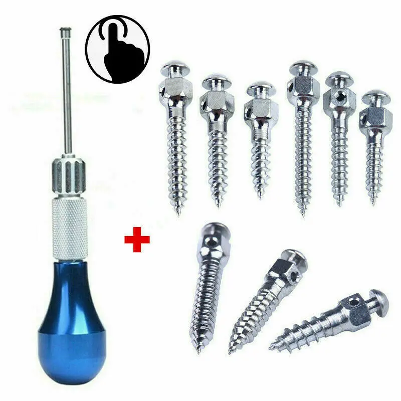 Mini Implante Micro Implantes Ortodônticos Dentários Mini Parafuso Auto-Taping Spring Chave De Âncora Chaves De Fenda