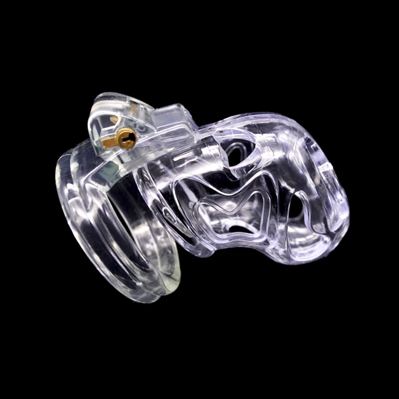 BLACKOUT Best Price Contrast Color Vent Hole Design Male Chastity Device Cock Cage Penis Ring Adult Sex Toys La Color A