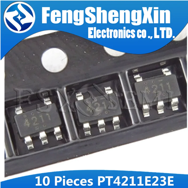 10pcs PT4211E23E SOT23-5 PT4211 SOT23 30V 350mA LED drive IC chip