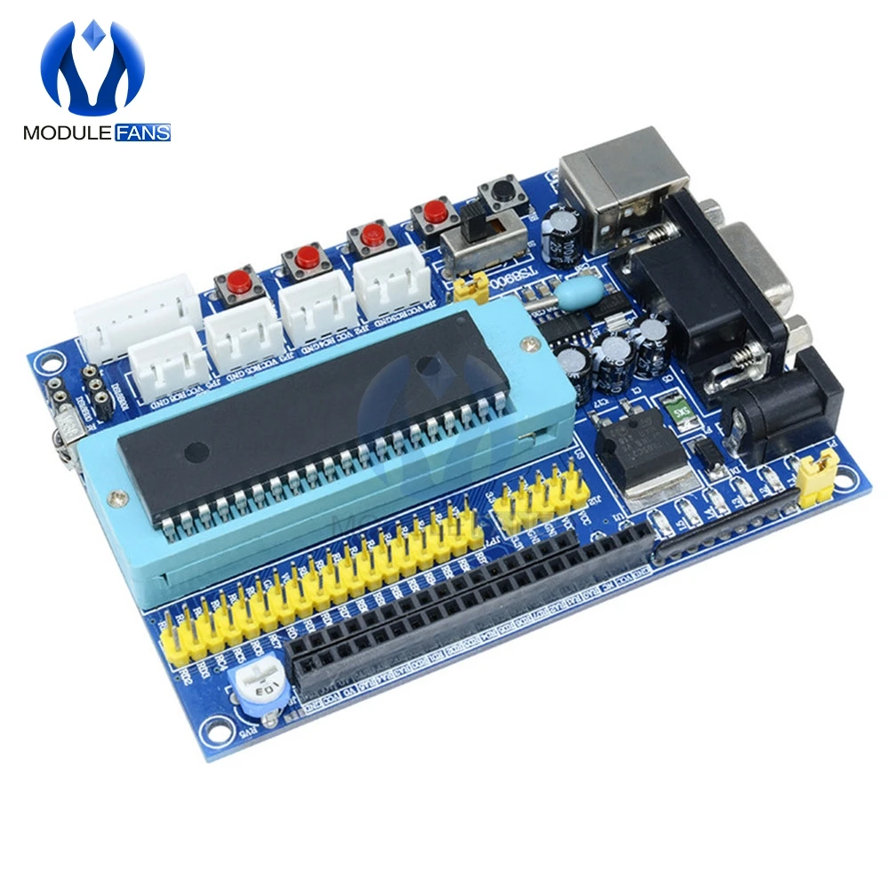 DC 12V PIC16F877A PIC Mindest System Development Board Emulator JTAG ICSP Programm Mindest System Mikrocontroller Modul – Detail 6