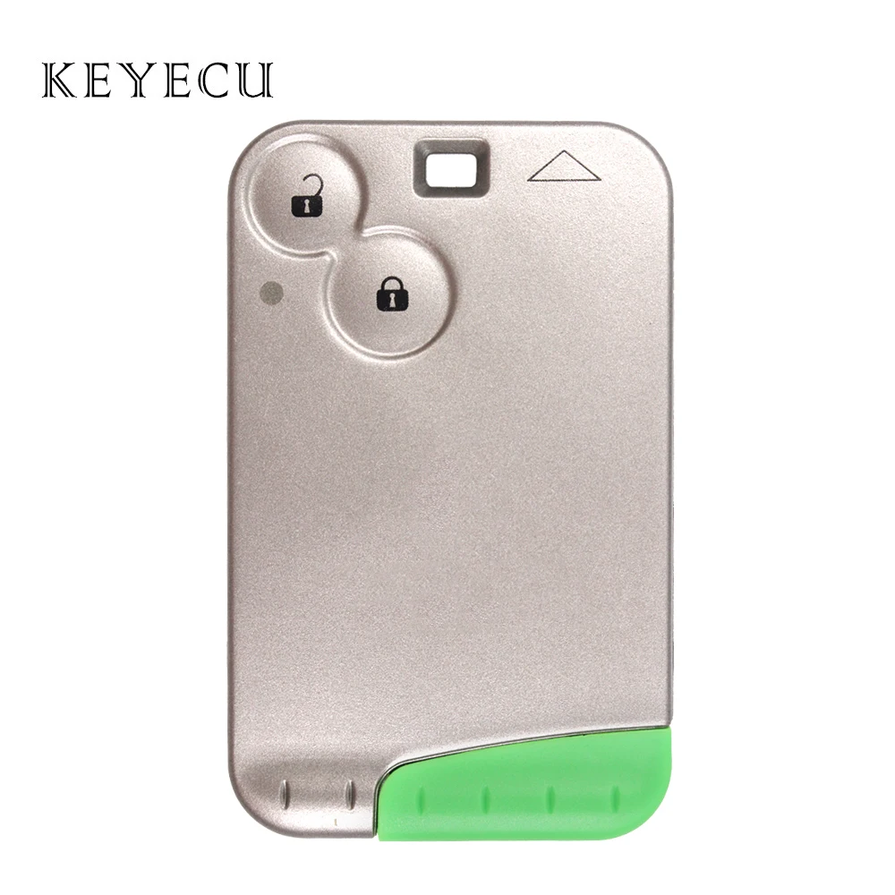 

for Renault Laguna Espace 2 Buttons Smart Card Remote Key Fob Shell Case Cover Frame Replacement with Insert Blade