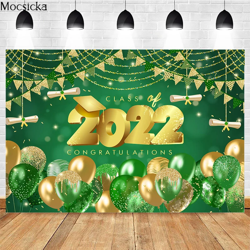 Mocsicka-Fond d'écran pour photographie de fête de remise des diplômes, arrière-plan pour portrait d'étudiant, accessoires de studio photo, 2022