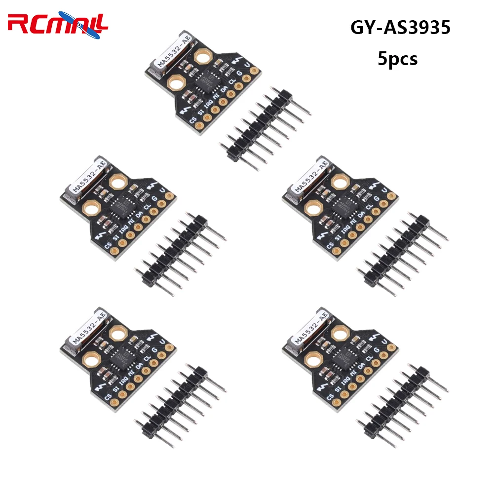 5Pcs GY-AS3935 AS3935 Breakout Light-ning Detector Digital Sensor Board Module SPI I2C Thunder Storm Distance Detection FZ3480