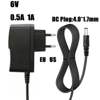 Power Supply AC/DC 6V 0.5A 1A 500Ma 4.0x1.7mm Adapter Charger For OMRON I-C10 M2 M3 M7 M10 M6 Blood Pressure Monitor