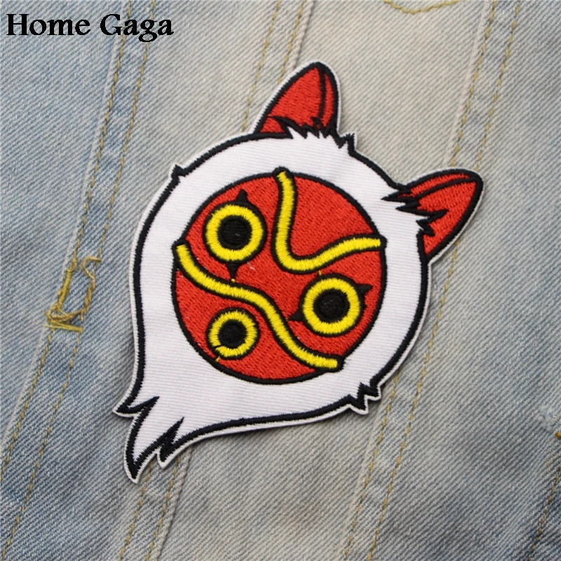 Homegaga Anime princess applique patches diy iron on para shoe jeans shirt stickers embroideried badge costume decoration D2866