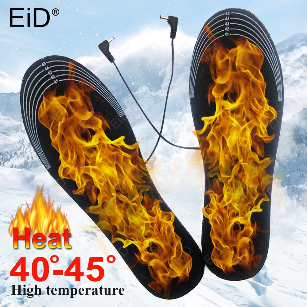 Usb Verwarming Inlegzolen Voeten Winter Warm Verwarmde Inlegzolen Sport Outdoor Warmte Inlegzolen Schoenen Pads Voor Skiën Wasbaar Warm Thermische Pads