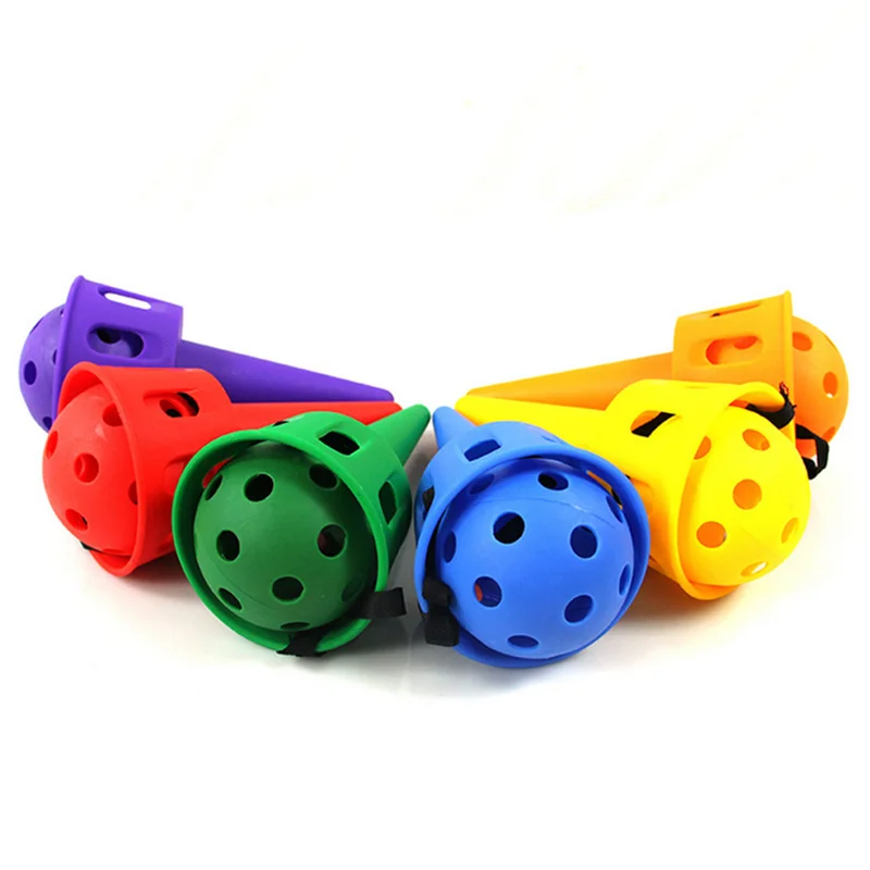 Fun Ball and Cup Toy Set for Children Outdoor Throw and Catch Ball Game Toy Softball Kendama for Beginner Kids Motor Skills Toy