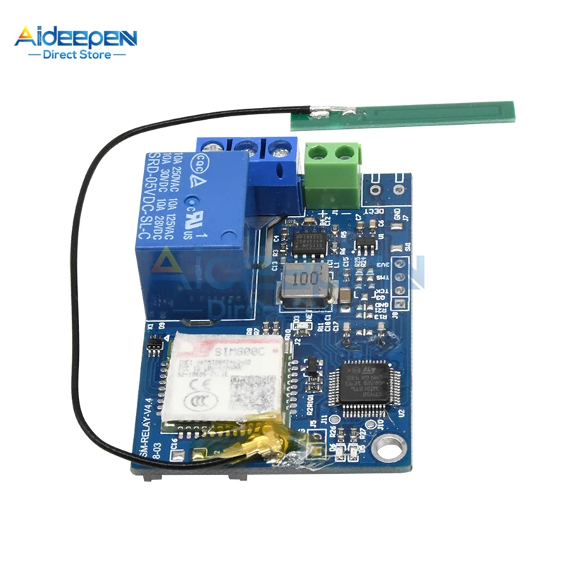 1 Channel GSM SIM800C Relay Module SIM800C STM32F103CBT6 Antenna 2G Network For Arduino Smart Home SMS GSM Remote Control Switch