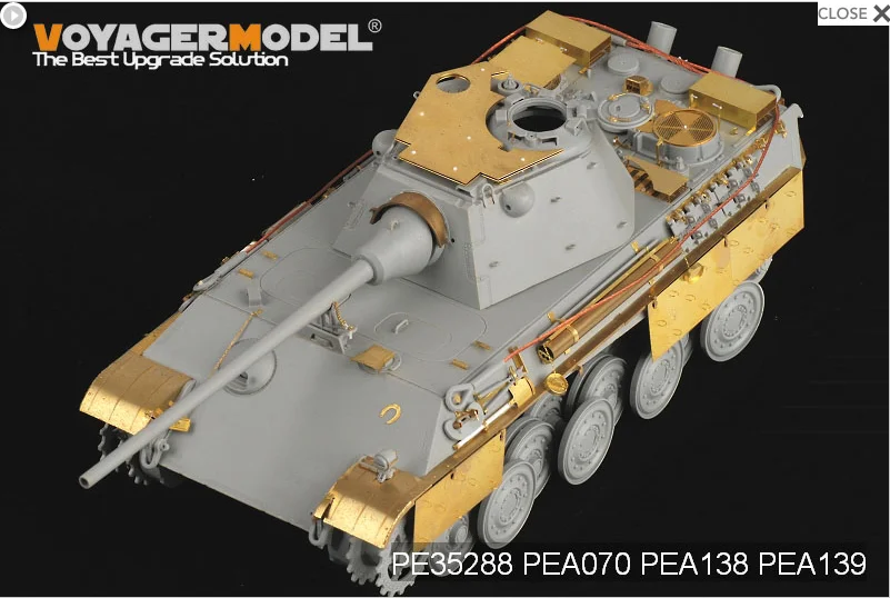 PE35288 1/35 WWII German Panther F Basic (For DRAGON 6403)