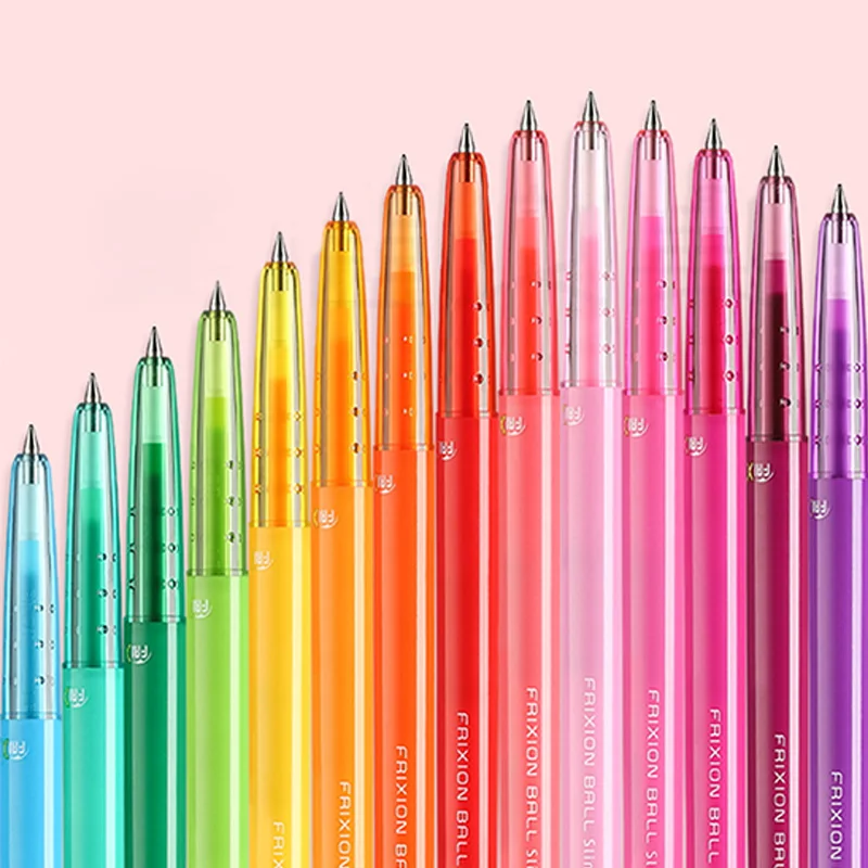 Japan Pilot FRIXION Pen slim Erasable Gel Pen Ball Point 0.38 mm Japan LFBS-18UF 20 Color Available