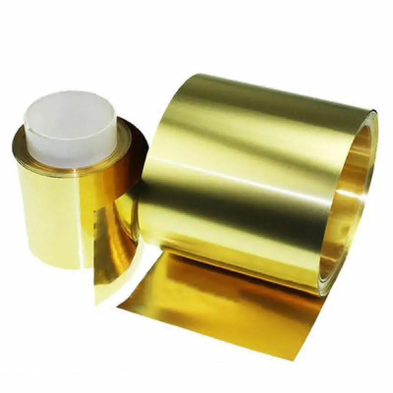 1 Pcs Brass Metal Thin Sheet Foil Plate Thick 0.01-0.3 mm x10-200 mmx1000mm