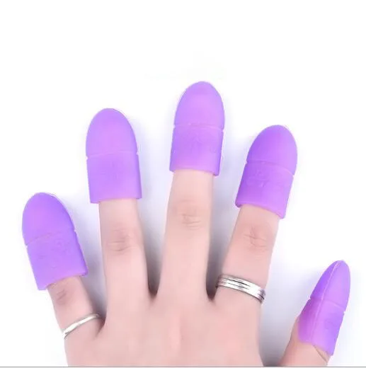 Removedor de esmalte de uñas, juego de herramientas de Clip para quitaesmalte de Gel UV, color aleatorio, 5 piezas