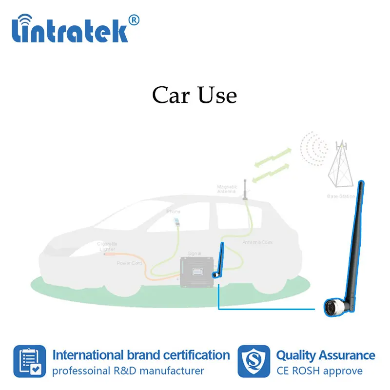 600-2700Mhz 2G 3G 4G Indoor Whip Antenna for GSM LTE UMTS Mobile Signal Booster Repeater Amplifier Wide Frequency Lintratek