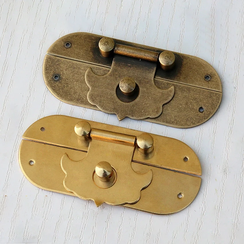 Pure Copper Hardware Buckle ,Antique Small Box Buckle For Camphor Wood Box/Furniture Jewelry Box