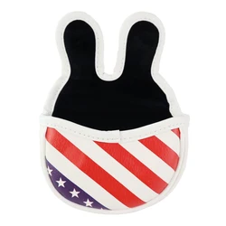 Verschluss Golf Mallet Putter Kopf Abdeckung USA Flagge Zentrum Putter Headcover