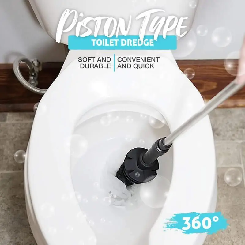 

Piston Type Toilet Dredge A manico lungo stura lavandino Pistone Tipo di Dispositivo Draga Wc di Casa Fogna Tubo di Intasamento