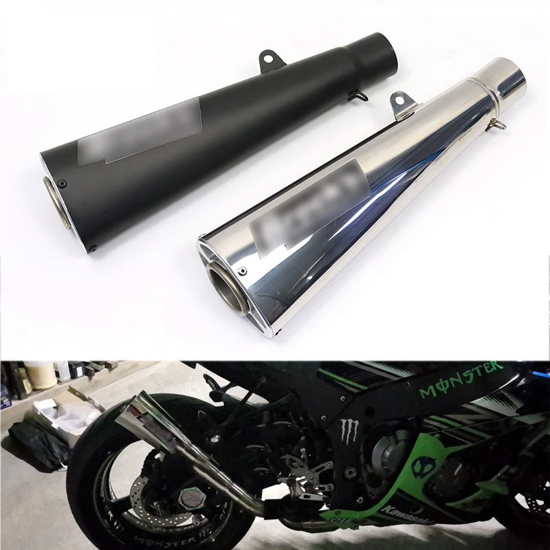 

51mm Modified Universal Motorcycle Exhaust Muffler Pipe Escape Moto Racing For Z900 Z1000 BMW S1000rr ZX10R Z800 R25