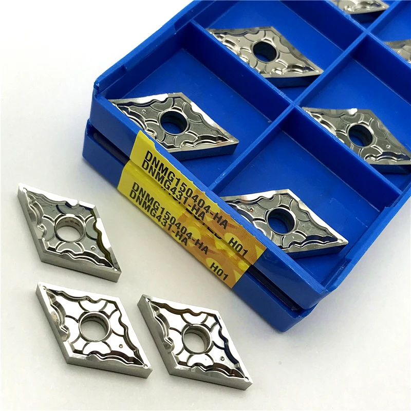 DNMG150404 HA H01 DNMG150408 HA H01 utensile per tornitura in alluminio utensile per tornitura esterno inserto per tornitura CNC rame lavorazione dell'alluminio