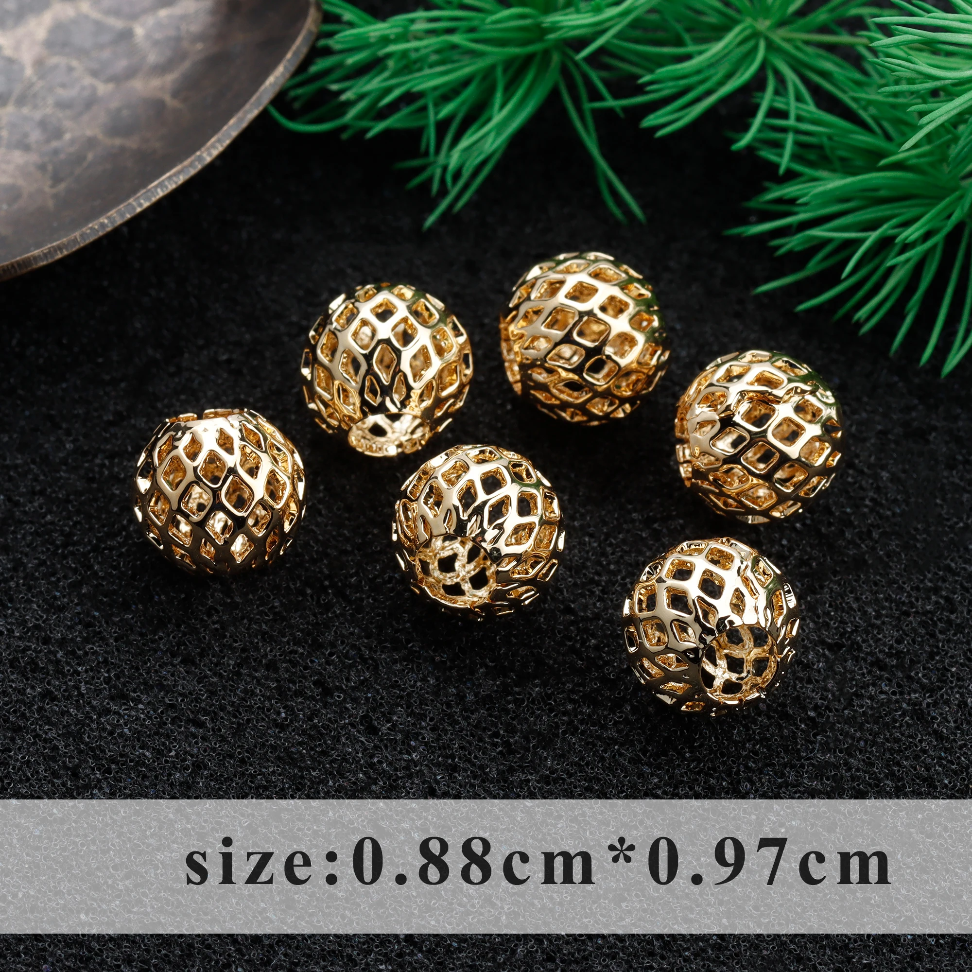 GUFEATHER M905, accessori per gioielli, pass REACH,nickel free, placcato in oro 18k, rame, charms, orecchini fai da te, creazione di gioielli, 20 pz/lotto