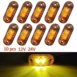 10 pz 12V Led luci di parcheggio auto esterno Buld indicatore di segnale lampada avvertimento Caravan rimorchio camion Led 24v accessori per camion