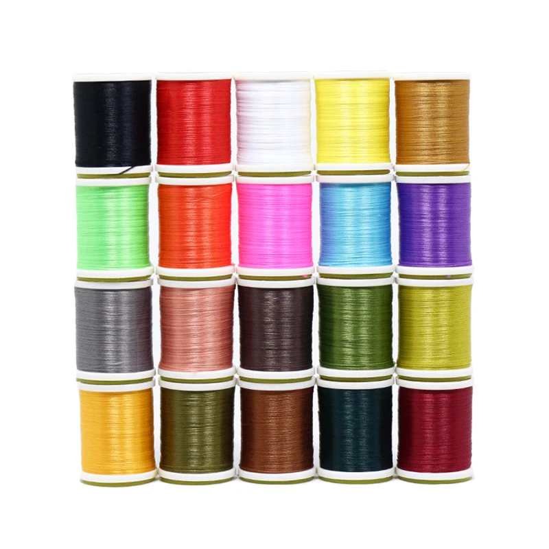 jujufly 150yards/spool 140D nylon fiber universal fly tying thread wet nymph fly thread tying materials in 20 popular colors