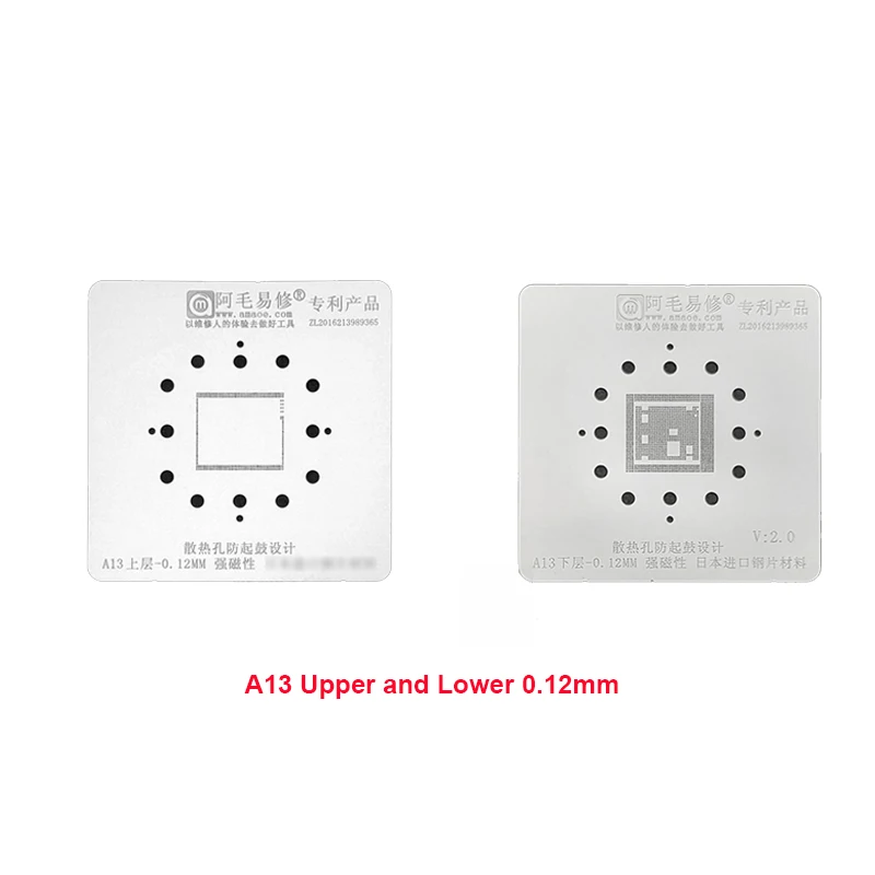 AMAOE CPU RAM Từ Reballing Nền Tảng A7 A13 A14 Reballing Bộ Với BGA Reballing Stencil