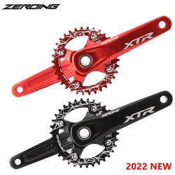 ZEROING DEORE XT Bicycle Crankset Mtb Cranks cranckset Chainring Bike Connecting Rods Hollow Integrated fire Crank arms for bike