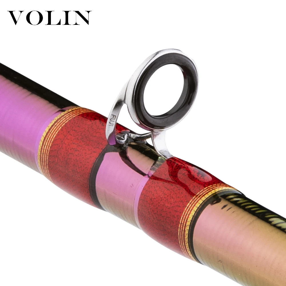 VOLIN Full Fuji Carbon Fishing Rod Snakehead Lure Rod XF Action XH Power Casting Fishing Rod Travel Fishing Tackle