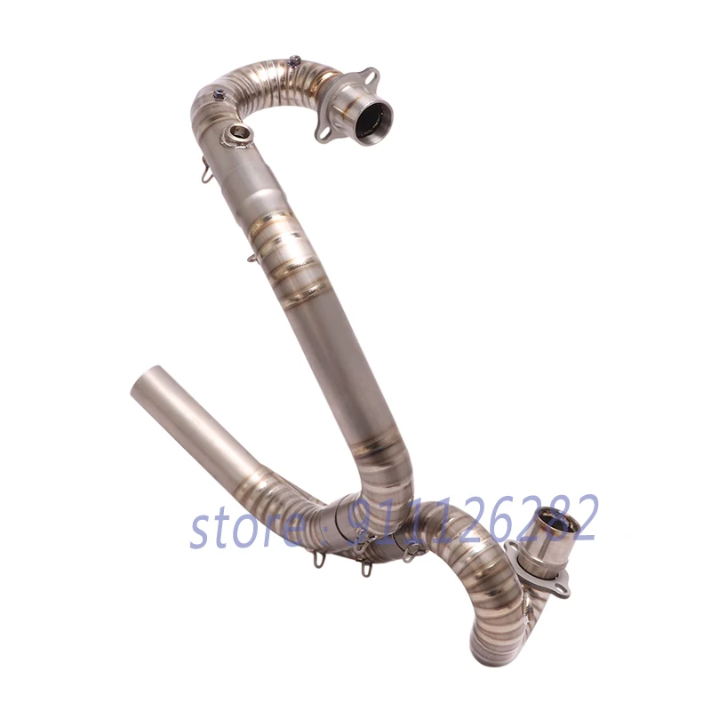 Titanium Alloy For DUCATI MONSTER 797 SCRAMBLER ICON URBAN ENDURO FULL THROTTLE CLASSIC Moto Exhaust Escape Front Link Pipe