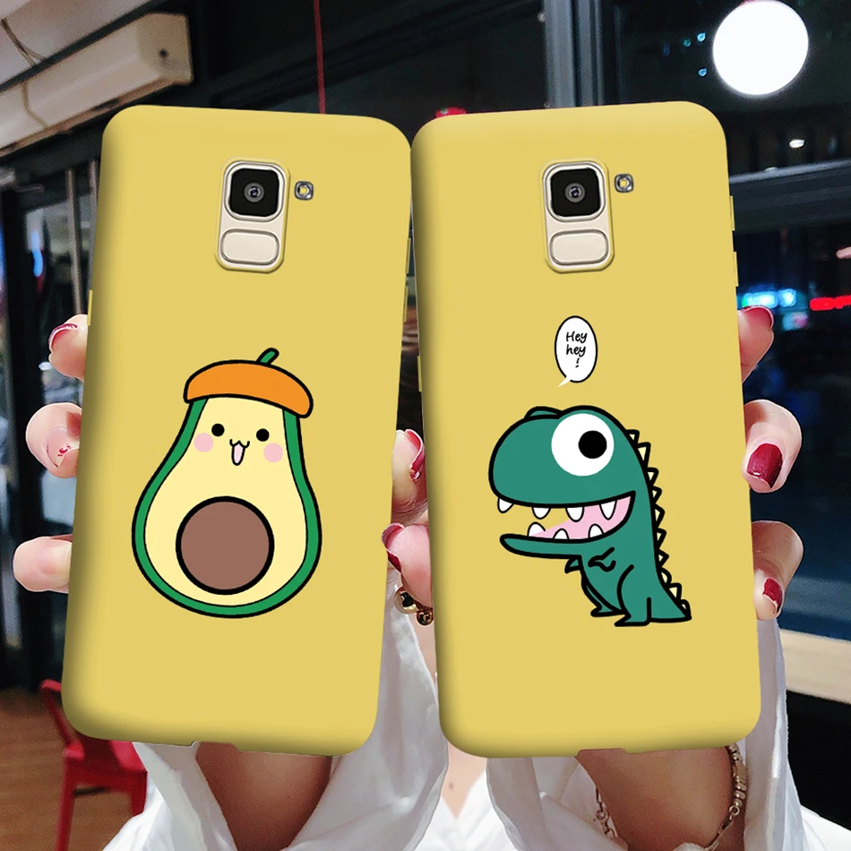 Cartoon Cover For Samsung Galaxy J6 J4 Plus J2 Core 2018 Case TPU Funda For Samsung J6+ J4+ J6Plus J4Plus J2Pro J250F Phone Case